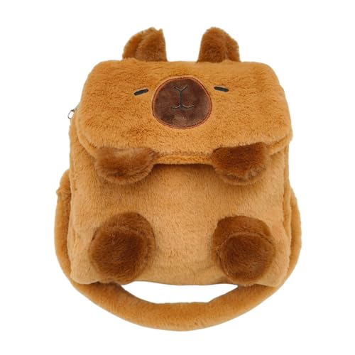 Capybaras Umhängetasche Für Kinder Mädchen Frauen Kleine Rucksäcke Schöne Plüschpuppen Crossbody Body Süße Tiermessener Tasche von Qsvbeeqj