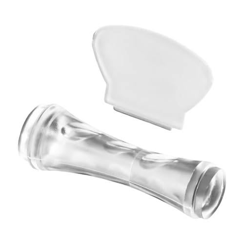 Doppelseitiger Nagelstempel mit französischer Spitze, Gelee-Stempel, Silikon, Maniküre, Werkzeug, französische Spitze, doppelseitig, Kunst für Frauen von Qsvbeeqj