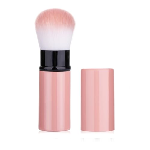 Einziehbarer Make-up-Pinsel, Kosmetik, Highlighter, Puder, Rouge, Kosmetik, für Damen, Puder, einziehbares Make-up-Mischpuder von Qsvbeeqj