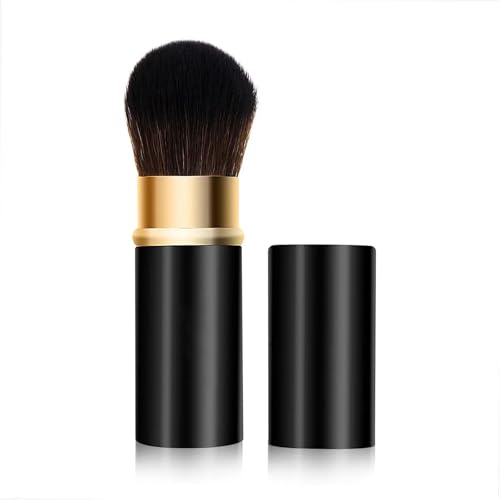 Einziehbares Kosmetisches Pinsel Make Up Reisebereich Face Blushes Tragbares Mischpulver Für Frau Retraktierbares Make Up Gesicht Rouge Kosmetik Für Frauen Mädchen von Qsvbeeqj