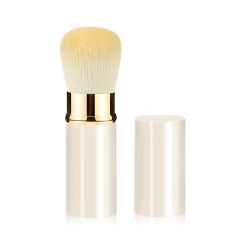 Einziehbares Kosmetisches Pinsel Make Up Reisebereich Face Blushes Tragbares Mischpulver Für Frau Retraktierbares Make Up Gesicht Rouge Kosmetik Für Frauen Mädchen von Qsvbeeqj
