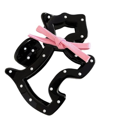 Elegante Haarklammer mit Schleifen, Dekoration, praktische Acryl-Haarspange für Freizeit oder Abschlussball, Damen-Haarklammer mit Schleifen von Qsvbeeqj