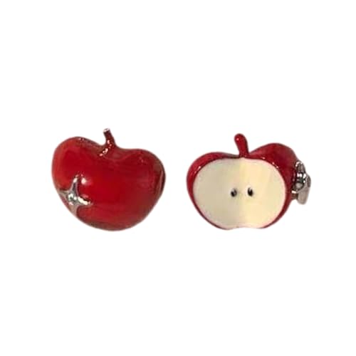 Elegante Obst-Ohrstecker aus robuster Legierung mit funkelndem Zirkon für modische Frauen, bequeme Ohrstecker, One Size, Wie beschrieben, Wie beschrieben von Qsvbeeqj