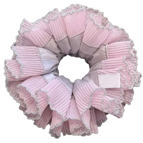 Feminines elastisches Haargummi mit einzigartigem doppellagigem Spitzen-Haarband, große Haar-Accessoires für Frauen von Qsvbeeqj