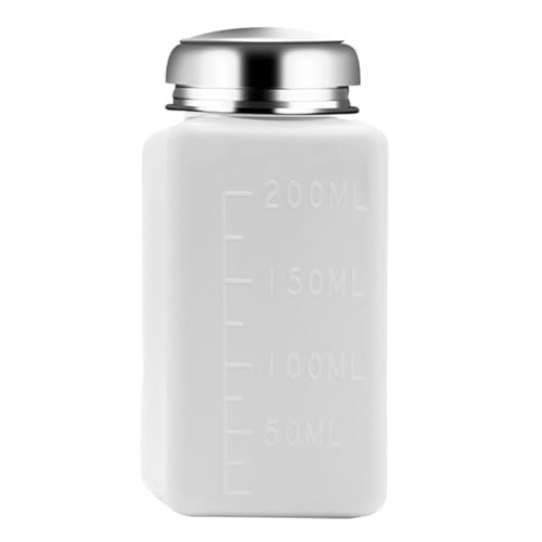 Flüssigspender Pumpflasche 100-250 Für Nägel Polierter Entferner Edelstahl Press Kosmetischer Flüssigkeitsbehälter Tragbare Lösungsmittelflasche von Qsvbeeqj