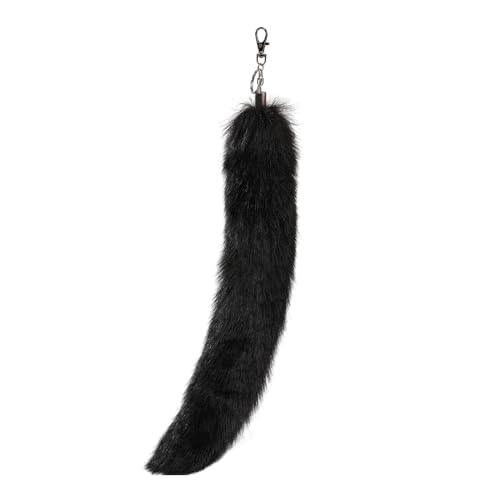 Füchse Pelze Schwanz Trassel Schlüsselbund Mode Anhänger Charm Schlüsselbeutel Geldbeutel Dekoration Hängende Ornamente Für Mädchen Frauen Füchse Pelze Heck Charme Schlüsselbund Accessoire Fashion Key von Qsvbeeqj