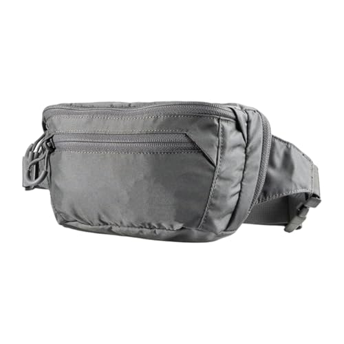 Gürteltasche im koreanischen Stil, für Damen und Herren, modische Handygeldbörse, einfache Münzgürtel, Münztasche, modisches Handy für Damen und Herren, Farbe: Grau., Einheitsgröße von Qsvbeeqj