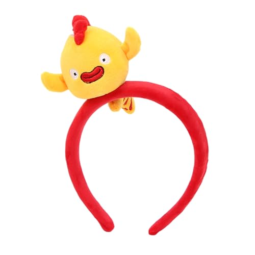 Haarband mit Karpfen-Design, weiches Plüsch, elastisch, Haarschmuck für Kinder, Mädchen, Damen, für den täglichen Gebrauch, Party-Zubehör, bezauberndes Fisch-Design von Qsvbeeqj