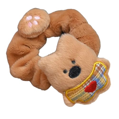 Haargummi, Plüsch-Kopfbedeckung, lustig, Westie, Cartoon-Tiere, auffällig, Requisiten, Kinder, Mädchen, Frauen von Qsvbeeqj