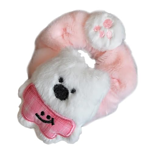 Haargummi, Plüsch-Kopfbedeckung, lustig, Westie, Cartoon-Tiere, auffällig, Requisiten, Kinder, Mädchen, Frauen von Qsvbeeqj