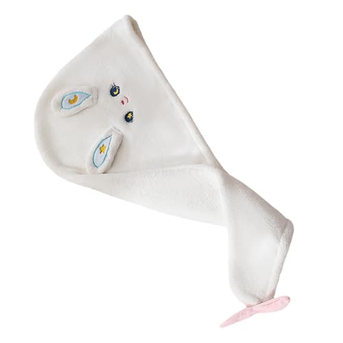 Haarhandtuch Wickel Cartoon Kaninchen Haar Trocknungstücher Haar Turban Handtuch Absorbierende Turban Trockene Haarkappen Mit Cartoon Kaninchen Haar Handtuch Wickel Haar Trocknungstücher Haar von Qsvbeeqj