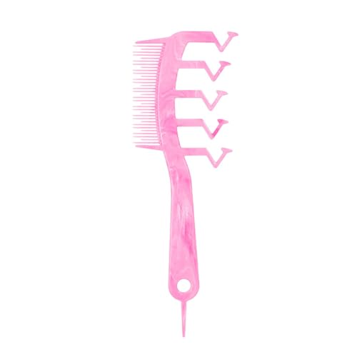 Haarkämmungskamm Kämmkämmkämmen Haarauslaufkamm Haarstyling Form Buchstabe Z Breite verschwommen Zähne für Frauen Styling von Qsvbeeqj
