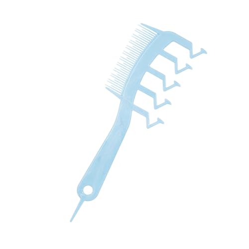 Haarkämmungskamm Kämmkämmkämmen Haarauslaufkamm Haarstyling Form Buchstabe Z Breite verschwommen Zähne für Frauen Styling von Qsvbeeqj