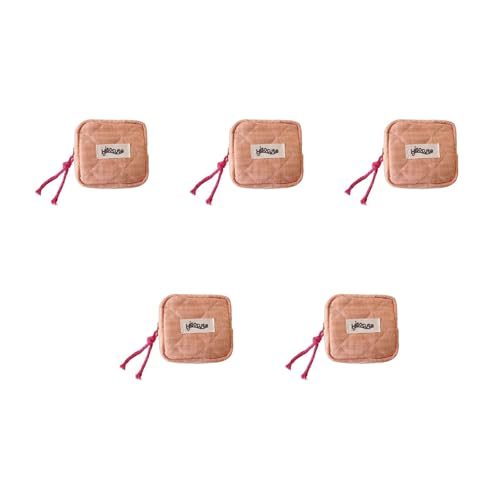 Kleine Make-up-Tasche für Geldbörse, Kosmetik, Kosmetiktasche für Damen, Reise-Münztasche, Damenbinden-Aufbewahrung, Lippenstift von Qsvbeeqj