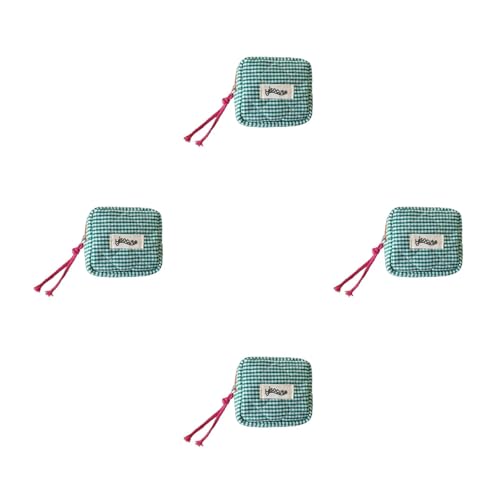 Kleine Make-up-Tasche für Geldbörse, Kosmetik, Kosmetiktasche für Damen, Reisen, Münzen, Damenbinden, Aufbewahrung, Reisemünzen von Qsvbeeqj