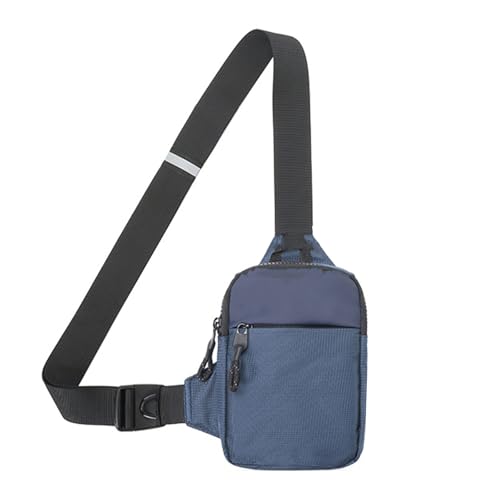 Kompakte Umhängetasche Tragbare Tasche Messenger Telefon Taschen Kleine Taschen Rucksäcke Running Telefonhalter für Männer Frauen Gürteltasche Telefon, Marineblau, Einheitsgröße von Qsvbeeqj