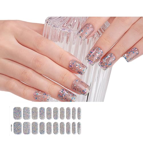 Langlebige/LED Lampe Erforderlich Gel Nagelaufkleber Mit Nagelfeile Und Stift Geeignet Für Frauen Und Mädchen von Qsvbeeqj