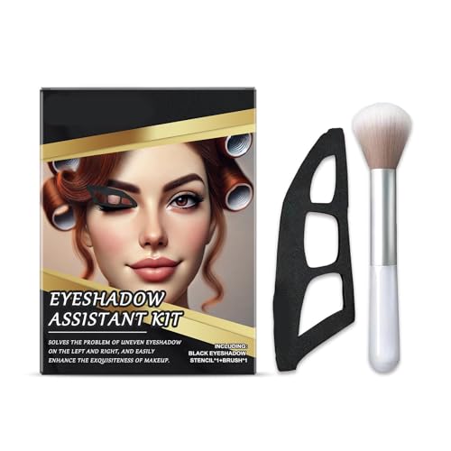 Lidschatten-Werkzeug, Eyeliner-Schablonen, Make-up-Pinsel, Eyeliner-Vorlage, Lidschatten-Assistent-Kits, Applikator-Werkzeug-Assistent-Kits, Schablonen für Make-up von Qsvbeeqj