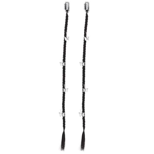 Mädchen Synthetische Geflochtene Perücken Mit Pferdeschwanzclips Elegantes Cosplay Haarstück Für Anime Fotografie & Tägliche Requisiten Leichte Synthetische Zöpfe Mit Metall von Qsvbeeqj