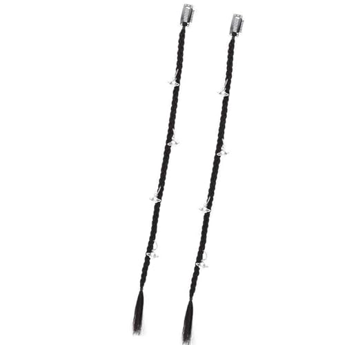 Mädchen Synthetische Geflochtene Perücken Mit Pferdeschwanzclips Elegantes Cosplay Haarstück Für Anime Fotografie & Tägliche Requisiten Leichte Synthetische Zöpfe Mit Metall von Qsvbeeqj