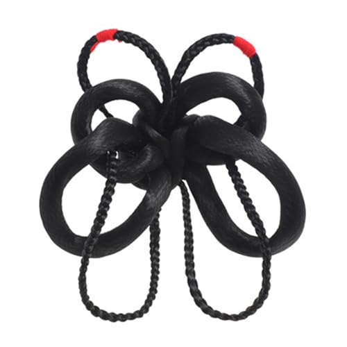 Mädchen Synthetische Haarstücke Haare Erweiterungen Brötchen Für Cosplay Street Photography Synthetisches Haarstück Für Coser Realistic Hair Bun von Qsvbeeqj