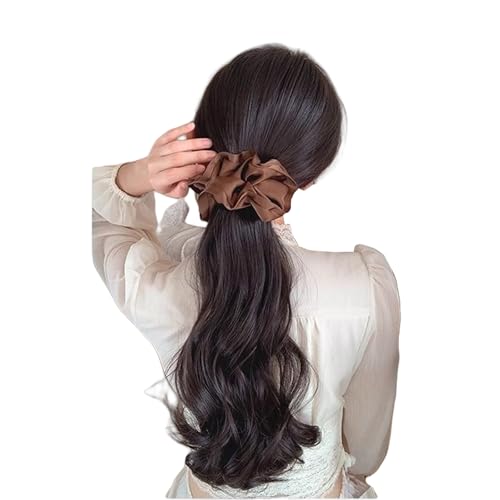 Mädchen Synthetische Haarstücke Haare Erweiterungen Curly Perücken Für Cosplay Street Photography Synthetisches Haarstück Für Cosser Natürliche Florale Pferdeschwanzerweiterung von Qsvbeeqj