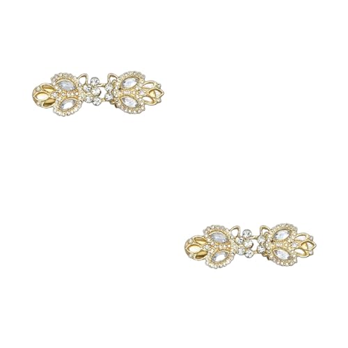 Metall Pullover Clip Mit Strauchsteinen Cardigans Verbindung Schnallen Kleidungsstifte Schal Dekoration Für Modische Metallpullover Von Women Metal von Qsvbeeqj