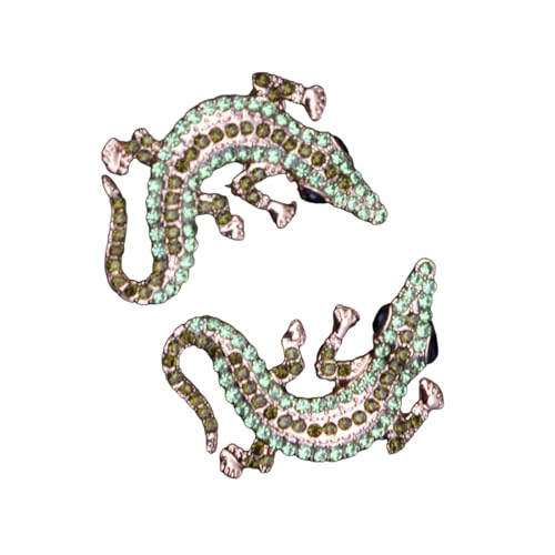Modische Tier-Tropfen-Ohrringe mit Strass-Struktur, Tier-Ohrstecker, modische Ohrringe für einen unverwechselbaren Touch, einzigartige Charm-Ohrringe von Qsvbeeqj