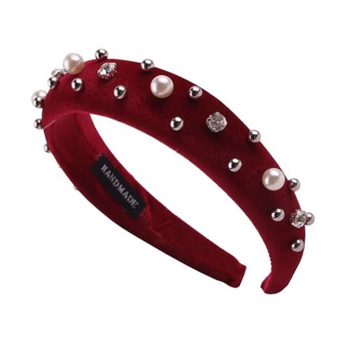 Modischer Kopfschmuck mit Schmucksteinen, festliches Haarschmuck, vielseitiges Styling-Werkzeug für Kinder und Erwachsene, Foto-Requisiten von Qsvbeeqj