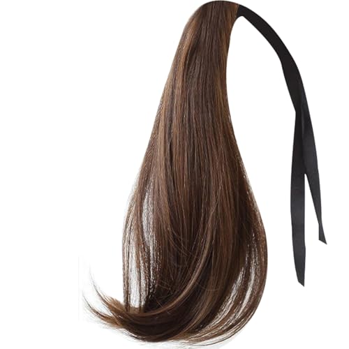 Multi Use Midlength Synthetikfaser Pferdeschwanzhaarerweiterung Mit Krawatte Auf Design Für Frauen Schnelle Frisuren Alle Passenden Lockigen Pferdeschwanz Perücken Für Frauen von Qsvbeeqj