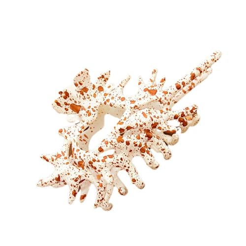 Muschelförmige Haarklammer für Damen, leichtes Harz-Haar-Accessoire für den täglichen Gebrauch, reisefreundliche Haarspangen, muschelförmige Haarspange von Qsvbeeqj