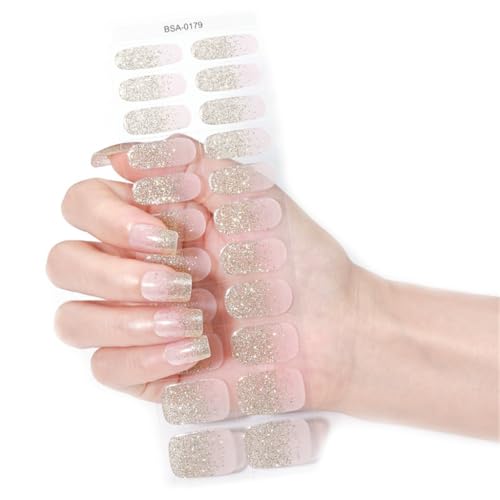 Nagellack Aufkleber Französische Gele Nagelaufkleber Nagellack Wraps Maniküre Aufkleber Gele Nagelstreifen von Qsvbeeqj