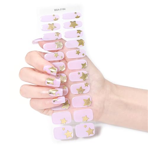 Nagellack Aufkleber Französische Gele Nagelaufkleber Nagellack Wraps Maniküre Aufkleber Gele Nagelstreifen von Qsvbeeqj