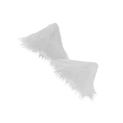 Pelzige Tierohr-Clips, einzigartige Haarschmuck für Cosplay, Kostüm, Zubehör für Weihnachten, Halloween oder den täglichen Gebrauch von Qsvbeeqj