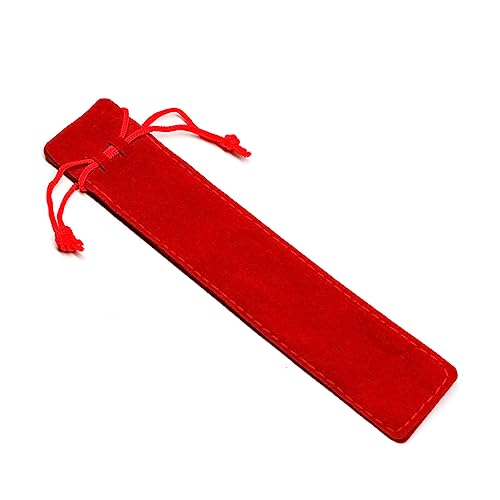 Qsvbeeqj 1 Piece Draw String Stiftbeutel Velvets Solid Color Einzelballpointbeutel Hülle Hülle Holders Schüler Geschenke Bleistifttaschen Schreiben Tool Aufbewahrung von Qsvbeeqj
