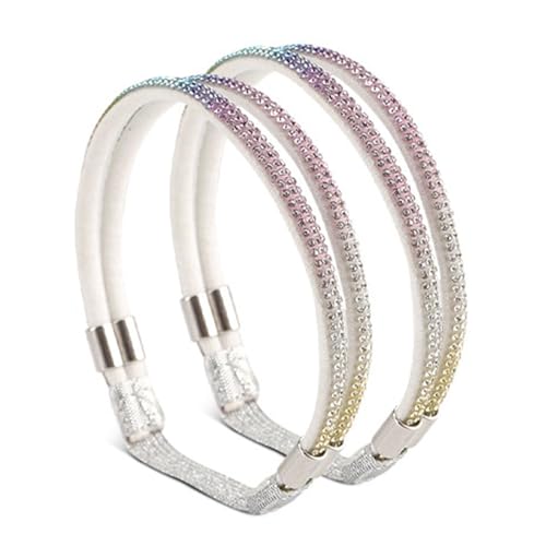 Qsvbeeqj 1Pair Verstellbare Frauen Schnürsenkel Hochschuh Antiskid Schuhgurte Gürtel Mit Strasssteinen Für Die Knöchelstuhlhalterung Der Knöchelstütze von Qsvbeeqj