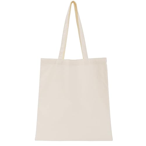 Qsvbeeqj 2023 Neue Freizeittasche Mode Einkaufstasche Schultertasche Damen Handtasche Uni Farbe Große Kapazität für Frauen Mädchen, Weiß von Qsvbeeqj