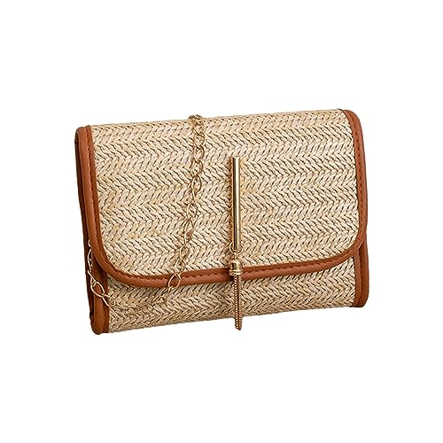 Qsvbeeqj 2023 Quadratische Taschen Webart Textur Fashion Tasche Umhängetaschen Mädchen Frauen Crossbody Tasche Allrounder Telefon Reise Multifunktional, Braun von Qsvbeeqj