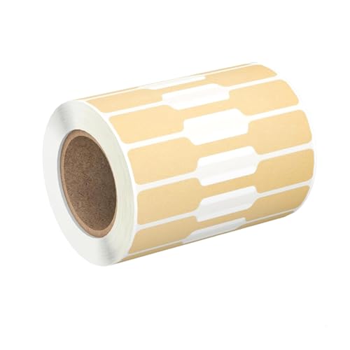 Qsvbeeqj 500pcs Starke Klebstoff Langhantelaufkleber Recycelbarer Kraftpapierschmuck Preise Etiketten Starke Klebstoff Haftttag Für Ohrringe Juwelieridentifikationsaufkleber von Qsvbeeqj