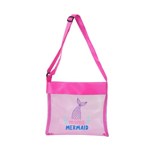 Qsvbeeqj Atmungsaktives Wasserdichte Nylon Meshes Strandbeutel Verstellbarer Schultergurt Wasserspielzeughalter Tragbare Meeresschalen Sammeln Große Kapazitätsklappgitter Mesh Strand Für Kinder von Qsvbeeqj