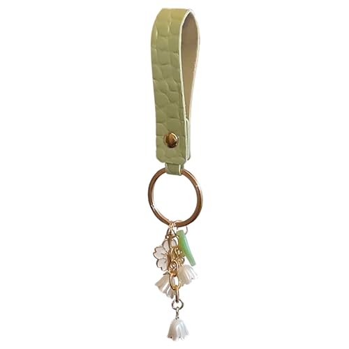 Qsvbeeqj Blütenschlüsselkettenanhänger Anhänger Schlüsselkette Blumenstropfen Schlüsselringe Accessoire Mode Bag Dekoration Für Frauen von Qsvbeeqj