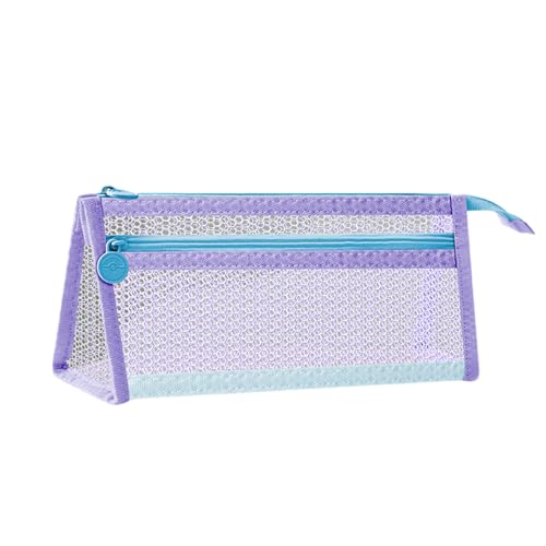 Qsvbeeqj Clear Pencil Case Doppelschichten Beutel Stifthalter Großkapazität Bag Zurück In Die Schule Vorräte Für Mädchen Doppelschichten Mesh Clear Ocernatoren von Qsvbeeqj