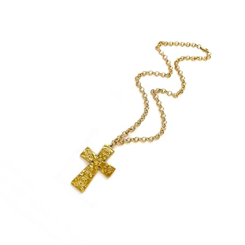 Qsvbeeqj Edelstahl Halskette Gothic Crucifix Anhänger Kette Schmuck Retro Hip Hopchain Für Alltägliche Tragen Hip Hop Accessoires Für Männer Und Frauen Qsvbeeqj Edelstahl Halskette Gothic Crucifix Anhänger Kette Schmuck Retro Hip Hopchain Für Alltägliche Tragen Hip Hop Accessoires Für Männer Und Frauen von Qsvbeeqj