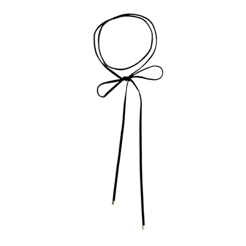 Qsvbeeqj Einfache Samt-Halskette mit langem Seil für Damen, geknotete Schleife, Halsband, Schlüsselbeinkette, Schmuck, Halsband, Zubehör, Geschenk, Anhänger, Einheitsgröße, Wie beschrieben, Wie Qsvbeeqj Einfache Samt-Halskette mit langem Seil für Damen, geknotete Schleife, Halsband, Schlüsselbeinkette, Schmuck, Halsband, Zubehör, Geschenk, Anhänger, Einheitsgröße, Wie beschrieben, Wie von Qsvbeeqj