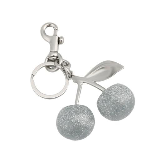 Qsvbeeqj Elegant Sturde Alloy Lovely Cherrys Charme Anhänger Lock Keyring Fashion Accessoire Für Stilvolle Mädchen Frauen Damen Damen von Qsvbeeqj