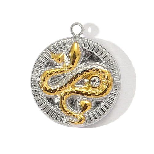 Qsvbeeqj Elegante Zwei Ton Herz Mond Stern Schmetterlings Bienen Anhänger Edelstahl Halskette Charme 11 Stile Leichte Robuste Schmuck Geschenk Stern Moon Herz Anhänger Geschenk von Qsvbeeqj