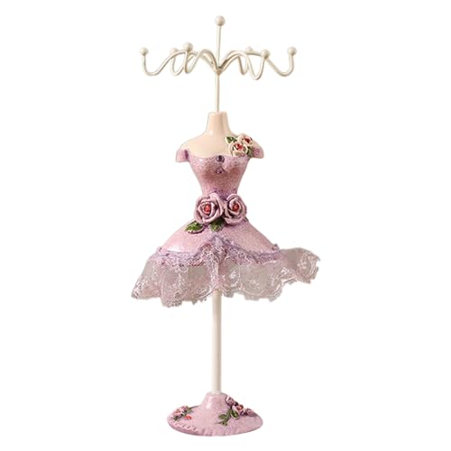 Qsvbeeqj Eleganter Puppenschmuck Aufbewahrungsturm Rack Zeitgenössischer Schmuck Stoarage Regale Rotatable Puppenmodell Form Rack Schmuckausstellung Für Mädchen von Qsvbeeqj