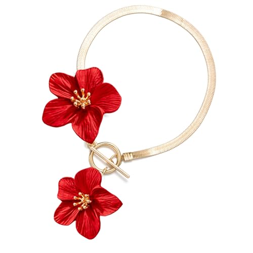 Qsvbeeqj Elegantes Blumen Fußkettchen Für Frauen Verstellbar 27 Cm Summers Schmuck Geschenk Robust von Qsvbeeqj