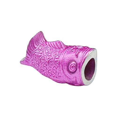 Qsvbeeqj Fische Messing Perlen Paracord Regenschirm Seil Schnur Außenwerkzeug Dekorative Anhänger Für Enthusiasten Camping Kompakt Anhänger, One Size, Wie beschrieben von Qsvbeeqj