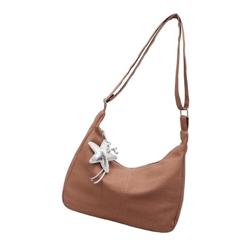 Qsvbeeqj Funktionelle Canvas Crossbody Geldbörse Umhängetasche Für Männer Und Frauen Verstellbarer Riemen Bequemer Pendler Essentielles Stilvolles Umhängetasche von Qsvbeeqj